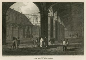 Interior of the Royal Exchange, London