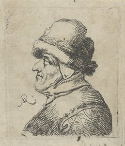 Head of an Old Man with Cap