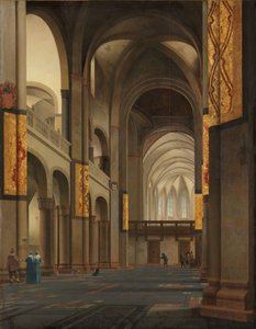The Nave and Choir of the Mariakerk in Utrecht by Pieter Jansz Saenredam