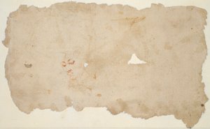 Hagar and the Angel (recto); Sketch of the Face of a Woman (verso) by Pieter Lastman