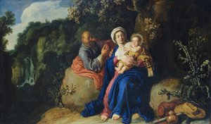 The rest on the flight into Egypt