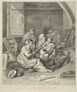 Interior with Peasant Family
