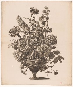 Vase with Flowers by Pieter Mortier (I) (possibly)