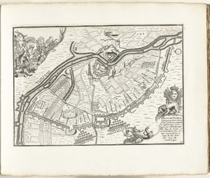 The Siege of Narva in 1700 by Pieter Mortier