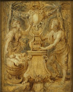 Cover of Matthiae Casimiri Sarbievii. Lyricorum Libri IV by Maciej Kazimierz Sarbiewski by Pieter Paul Rubens