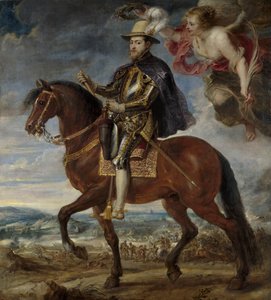 Portrait of Philip II on Horseback by Peter Paul Rubens