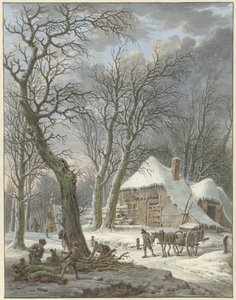 Winter Landscape by Pieter Pietersz. Barbiers