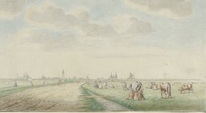 View of Kampen from the Land Side by Pieter Remmers