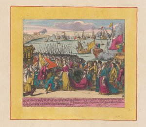 Arrival of Princess Elisabeth Christine of Wolfenbüttel in Mutaro, 1708