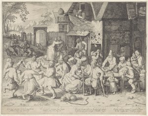 Feasting Beggars by Pieter Serwouters