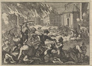 Sack of Magdeburg by Pieter Van der Aa