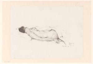 Reclining Nude by Pieter Willem van Baarsel