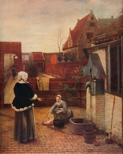 A Dutch Courtyard, c1658, 1911