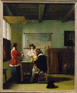 The Visit by Pieter de Hooch