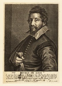 Portrait of Pieter de Jode the Elder by Pieter de II Jode