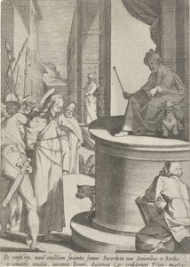 Christ Before Pilate by Pieter de Jode (I)