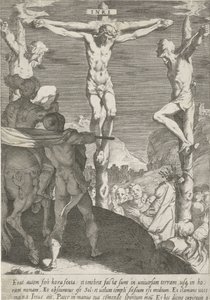Crucifixion of Christ, Passion of Christ (series title) by Pieter de Jode (I)