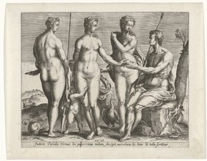 Judgment of Paris by Pieter de Jode (I)
