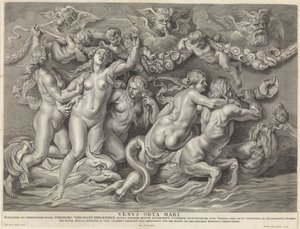 Venus at Sea by Pieter de Jode (II)