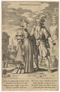 Germanicus Habitus, from Fashions of Different Nations by Pieter de Jode I