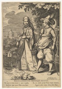 Mediolanensis Viri Feminaeque Ornatus by Pieter de Jode I