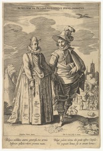 Nobilium in Belgio Utriusque Sexus Ornatus, from Fashions of Different Nations by Pieter de Jode I