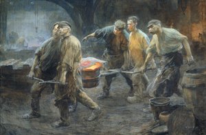 Interior of an Iron Foundry