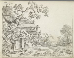 Landscape with a Farmer and Farmer