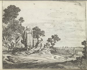 Landscape with Riders by Pieter de Molijn