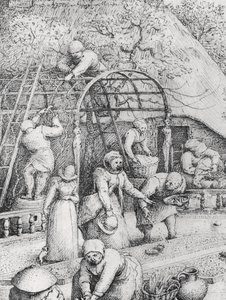 Detail of Spring by Pieter Bruegel the Elder