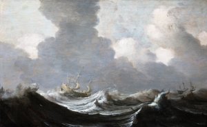 Four Vessels Running Before a Gale