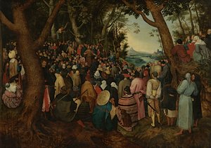 St. John Preaching to the Crowd