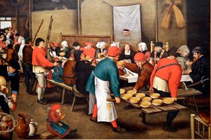 Wedding Feast (or Peasant Wedding) by Pieter Brueghel the Younger