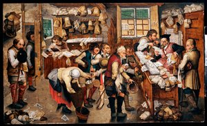 Peasants Paying Tithes by Pieter Brueghel the Younger