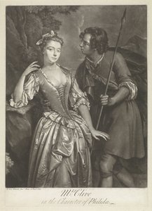 Actress Catherine Clive in the Role of Phillida