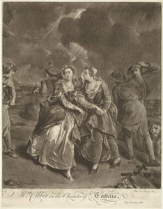 Actress Susannah Maria Cibber as Cordelia by Pieter van Bleeck