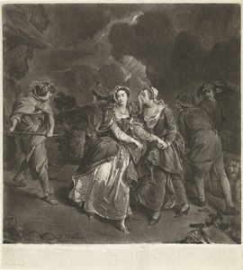 Actress Susannah Maria Cibber in the Role of Cordelia by Pieter van Bleeck