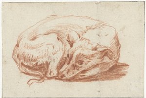 Lying Dog by Pieter van Bloemen