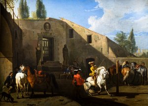 The Riding School by Pieter van Bloemen