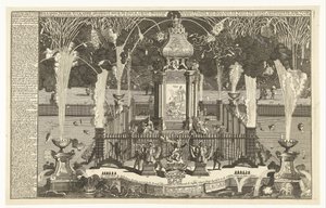 Fireworks in Honor of the Peace of Utrecht, 1713