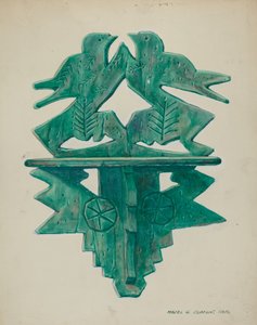 Bird Shelf, c.1940 by Pieter van Hanselaere