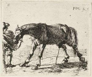 Peeing Horse by Pieter van Laer