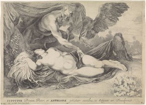 Jupiter and Antiope by Pieter van Sompel