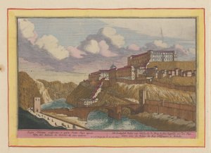 View of the Alcázar in Toledo by Pieter van den Berge