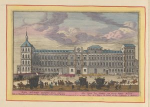 Front View of the Royal Palace in Madrid by Pieter van den Berge