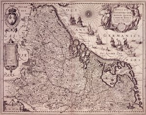 Map of the Province of United Netherlands by Pieter van den Keere