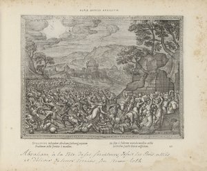 Abraham Rescues Lot by Pieter van der Borcht (I)