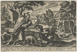The Temptation of Saint Anthony by Pieter van der Borcht (I)