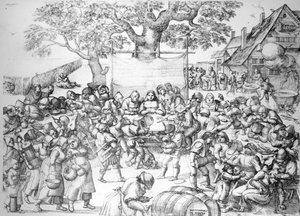 The Wedding Feast, 1560 by Pieter van der Borcht