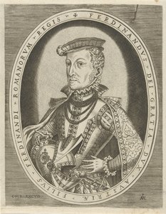 Portrait of Ferdinand II of Tyrol (series title) Portraits of Rulers by Pieter van der Heyden